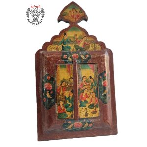 قاب ایینه ی طرح قاجاری